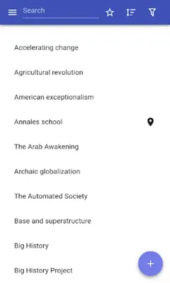 Theory of history android App screenshot 13