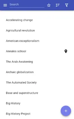 Theory of history android App screenshot 8